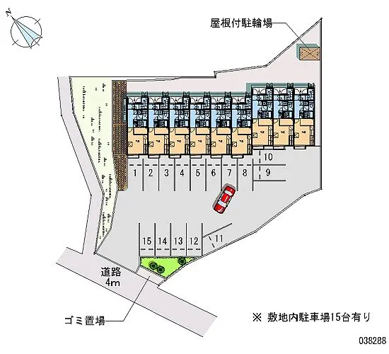 ★手数料０円★瀬戸市品野町　月極駐車場（LP）